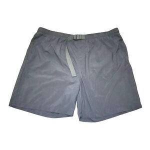 Columbia Dark Gray Nylon Adjustable Waist Swim Trunks Size XXL